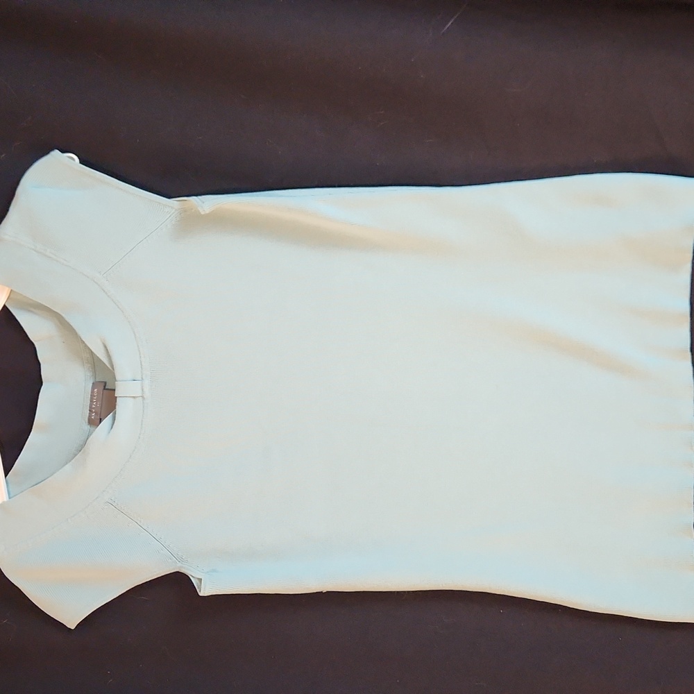 Ann Taylor Women's Eggshell blue rayon blouse size XS